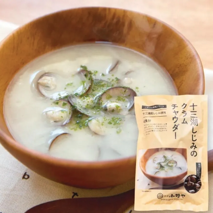 【青森県十三湖】小野や しじみ専門店 即席スープ3種セット（味噌汁・潮汁・クラムチャウダー）
