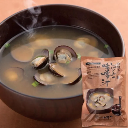 【青森県十三湖】小野や しじみ専門店 即席スープ3種セット（味噌汁・潮汁・クラムチャウダー）